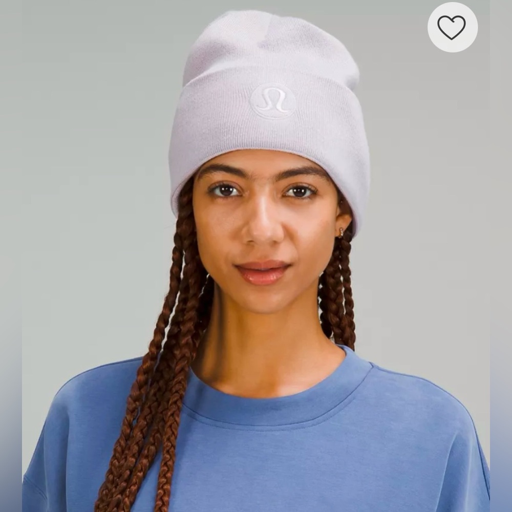 NWOT Lululemon Warm Revelation Beanie Merino Wool Lilac